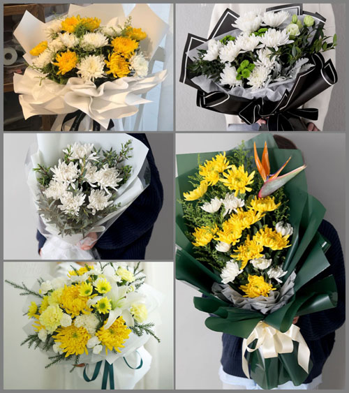 广西来宾忻城县欧洞乡白事花束代送